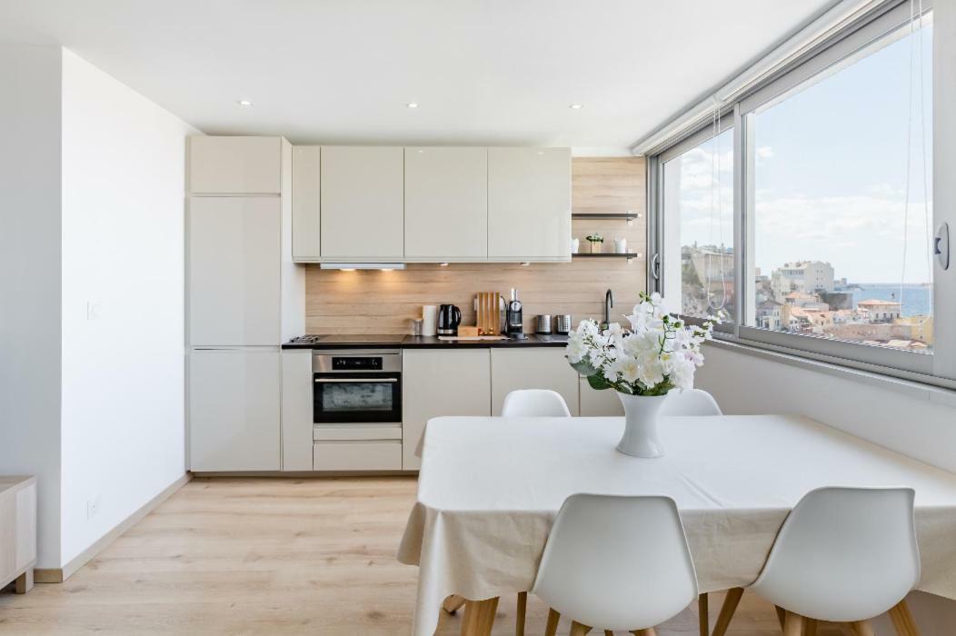 T2 SUPERBE VUE MER et Vallon Des Auffes Marseilles Exterior foto